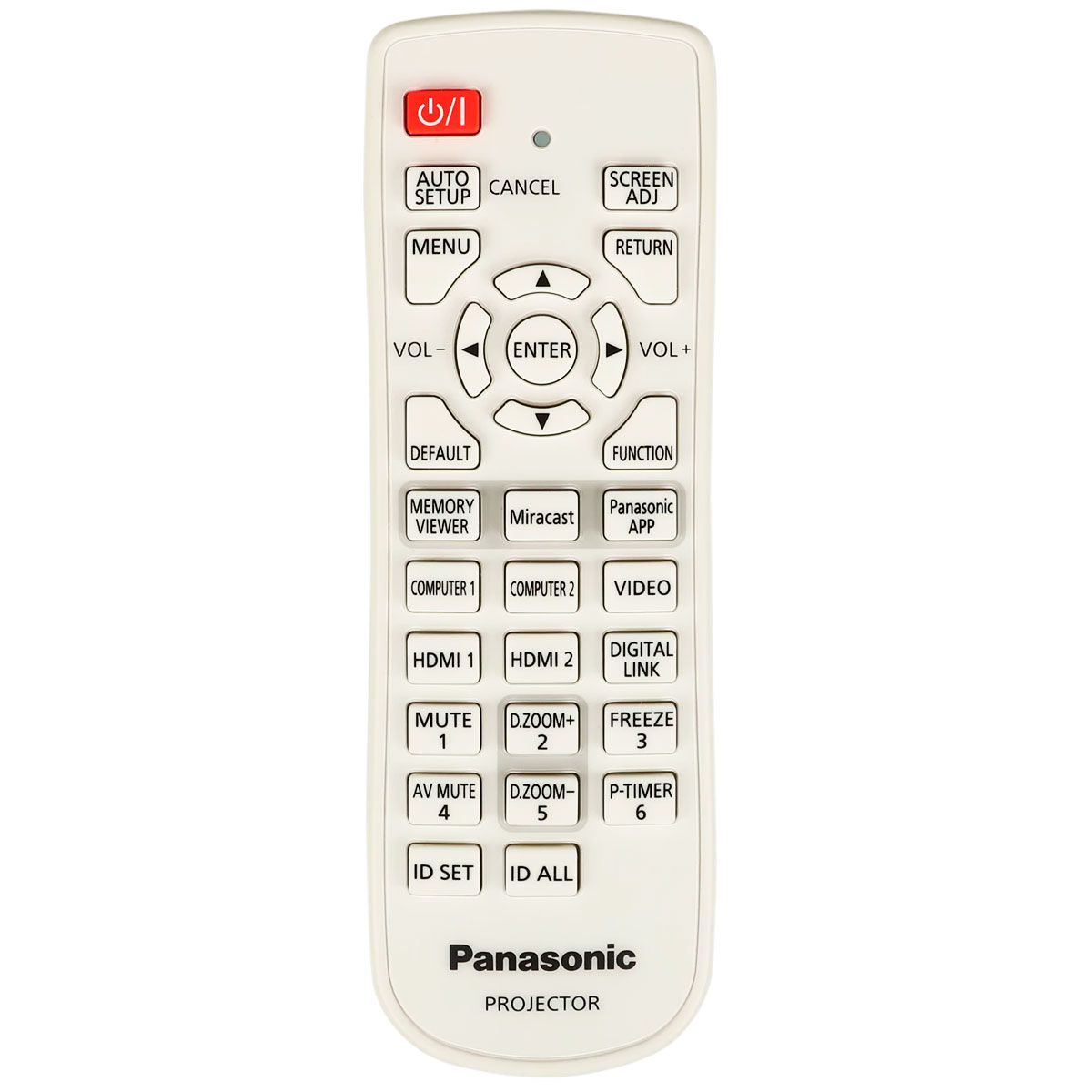 Пульт для проектора Panasonic N2QAYA000107 (аналог) Пульт для проектора Panasonic N2QAYA000107 (аналог)